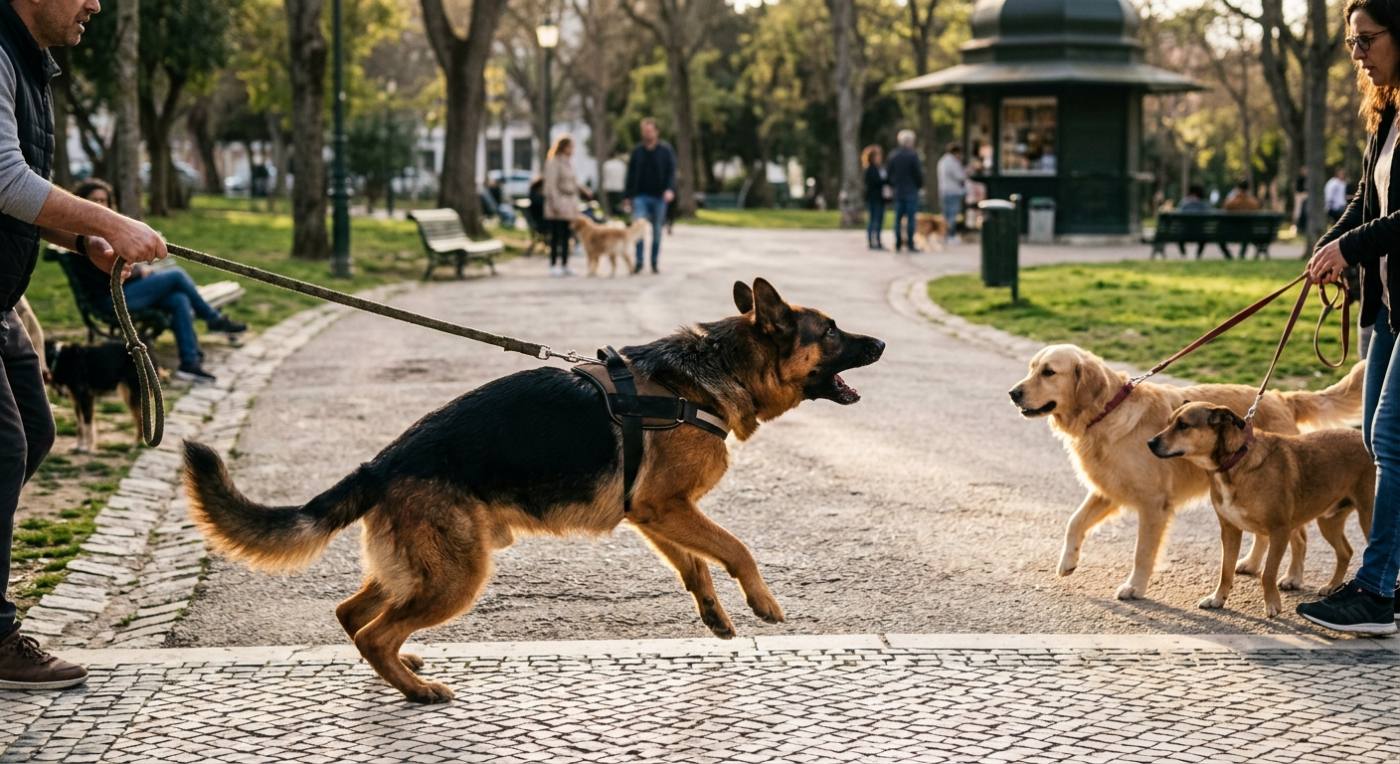 Cão Reativo na Trela: Porque Acontece e Como Resolver
